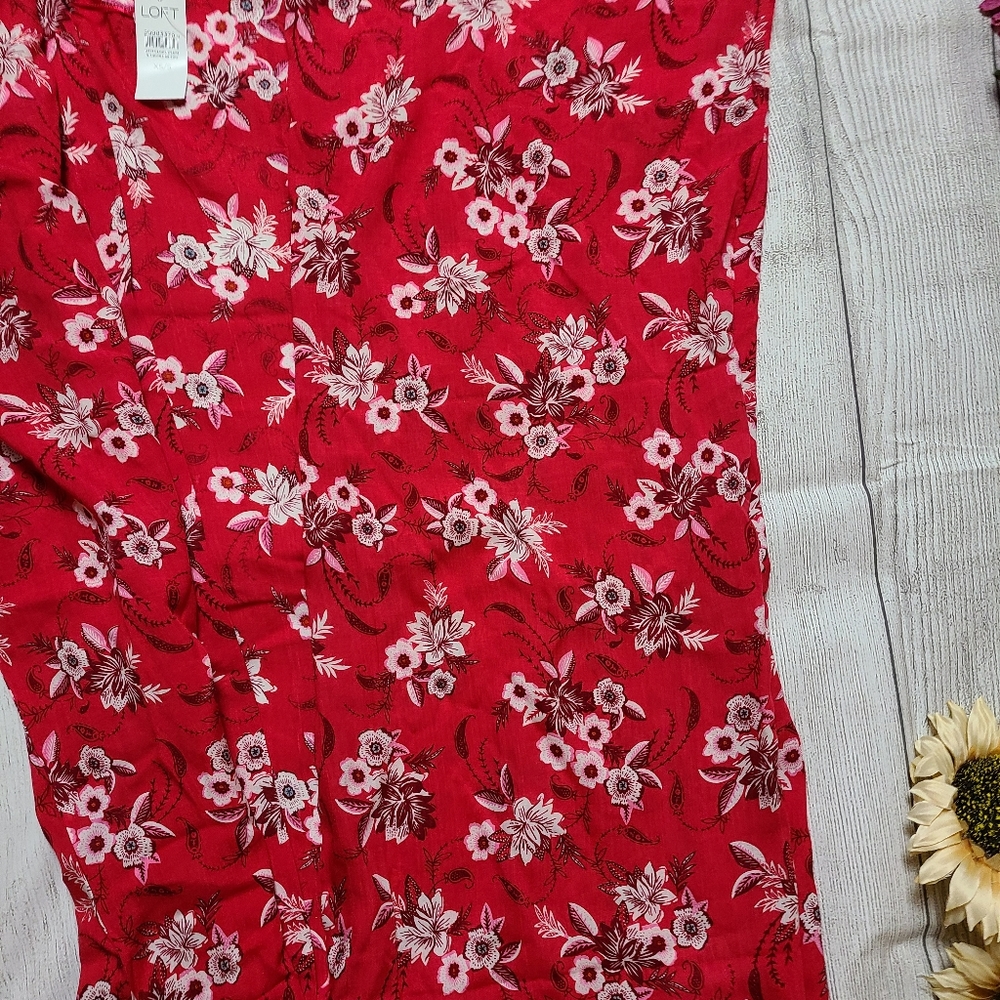 *NWT*.Loft. Red Tunic - Picture 4 of 6